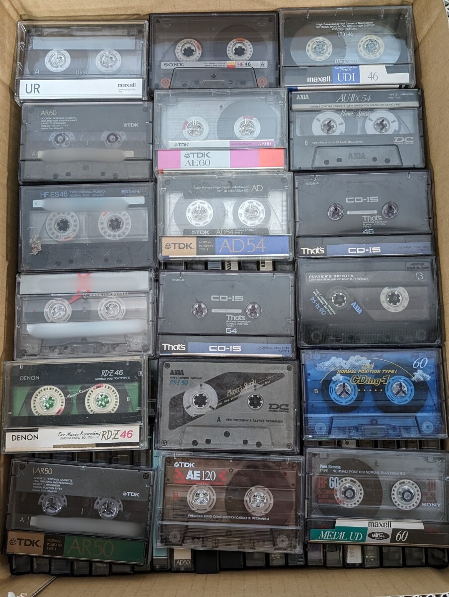 *1 jpy start cassette tape 150ps.@ and more together secondhand goods operation not yet verification maxell SONY TDK music ①