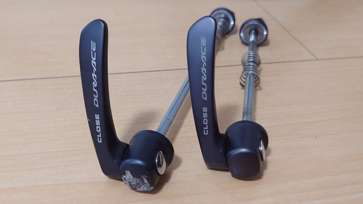 【中古】シマノDURA-ACE C35ホイール WH-7900 10S 前後 700C チューブラー　クイック付_画像10