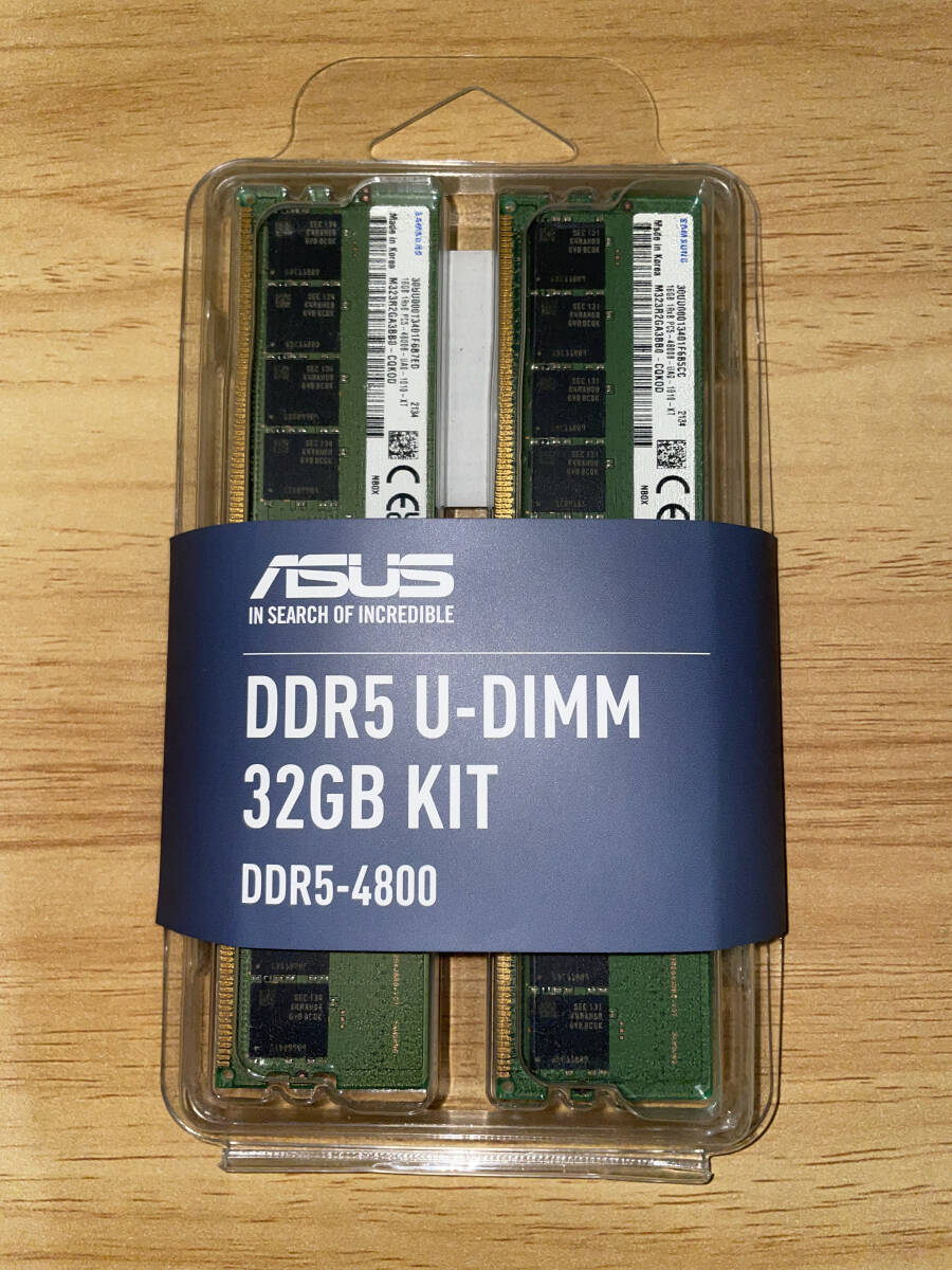 DDR5 U- DIMM 32GB KITの画像1