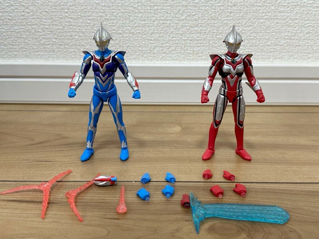 ウルトラマンネクサス Ultra Act ウルトラアクションフィギュア ソフビ 超動 アンファンス ジュネッス ジュネッスブルー ウルトラマン_画像6