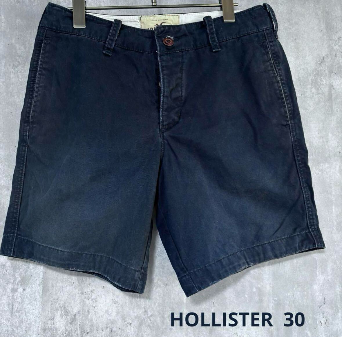 ホリスター　HOLLISTER ハーフパンツ 紺　サイズ30 S〜M