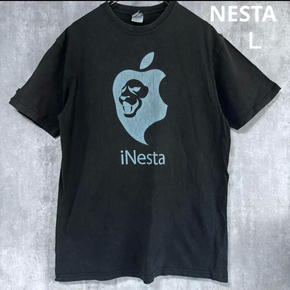 ネスタ　NESTA Tシャツ　Ｌ　黒_画像1