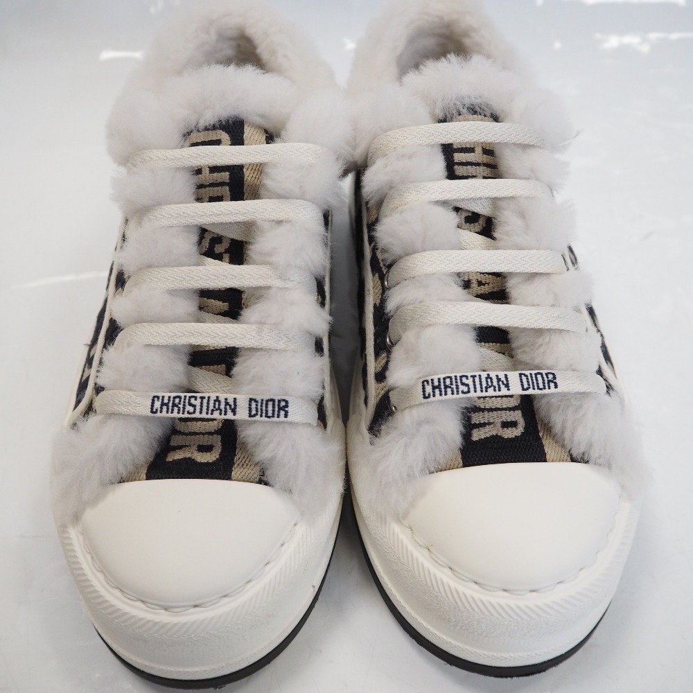 Th549631 Christian Dior обувь Walk\'n\'Dior платформа спортивные туфли ob утечка 24cm #37 Christian Dior прекрасный товар * б/у 