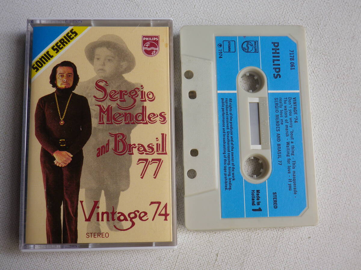 ◆カセット◆セルジオメンデス＆ブラジル77　SERGIO MENDES and BRASIL 77 Vintage 74 輸入版　 中古カセットテープ多数出品中！_画像1