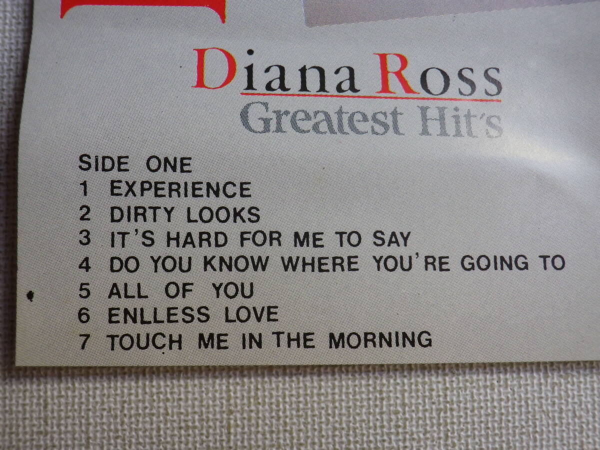 ◆カセット◆ダイアナロス Diana Ross GREATEST HITS 輸入版 中古カセットテープ多数出品中！の画像8