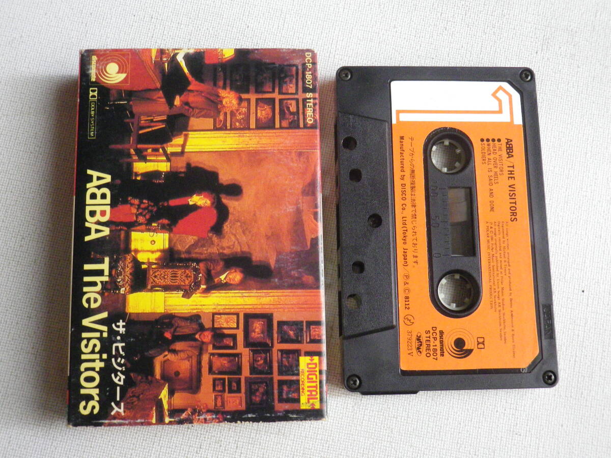 ◆カセット◆アバ　ABBA The Visitors DIGITAL デジタル録音　歌詞カード付　中古カセットテープ多数出品中！_画像1