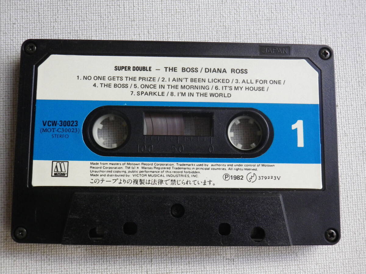 ◆カセット◆ダイアナロス　SUPER DOUBLE THE BOSS　DIANA 歌詞カード付　中古カセットテープ多数出品中！_画像6