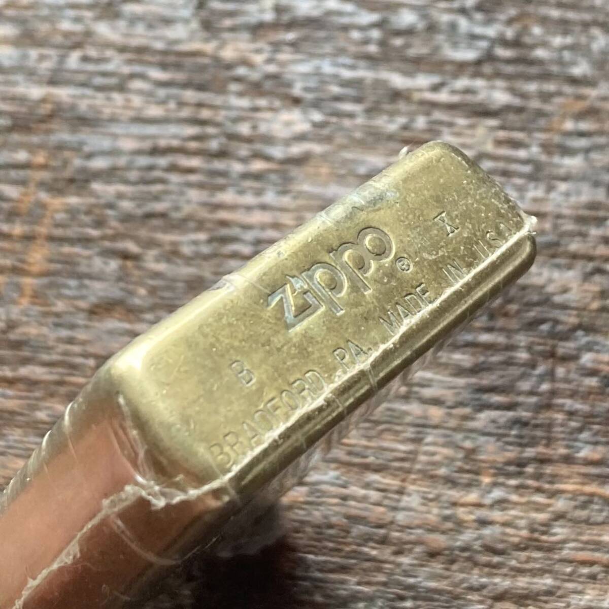 ZIPPO ジッポー SOLID BRASS ウィンディ 未使用 長期保管品_画像4