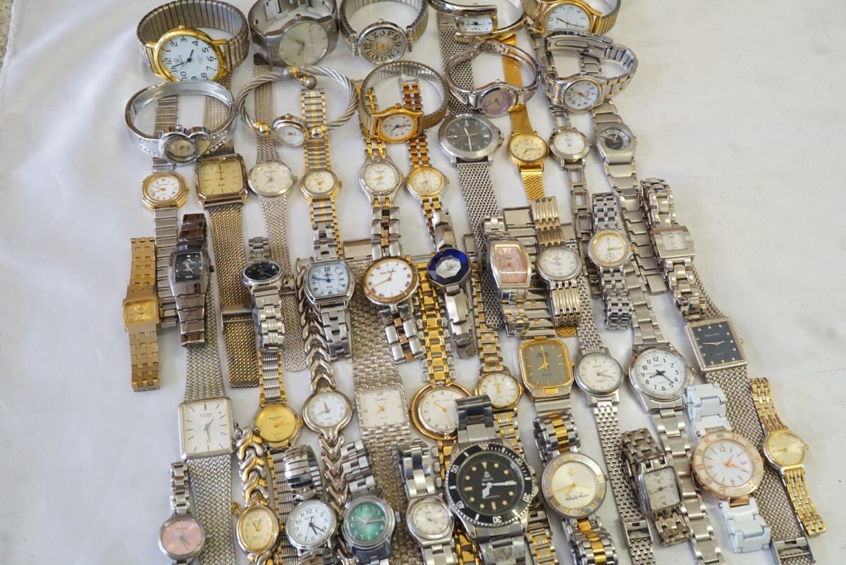 F782 large amount wristwatch 50 point set Vintage accessory men's lady's together . summarize set sale quartz immovable goods 