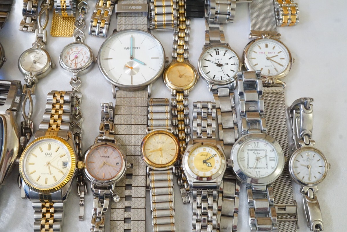 F780 large amount wristwatch 50 point set Vintage accessory men's lady's together . summarize set sale quartz immovable goods 
