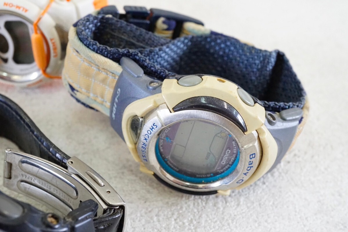 F1167 CASIO/カシオ Baby-G 腕時計 8点セット アクセサリー デジタル クォーツ 大量 まとめて おまとめ まとめ売り 不動品_画像5