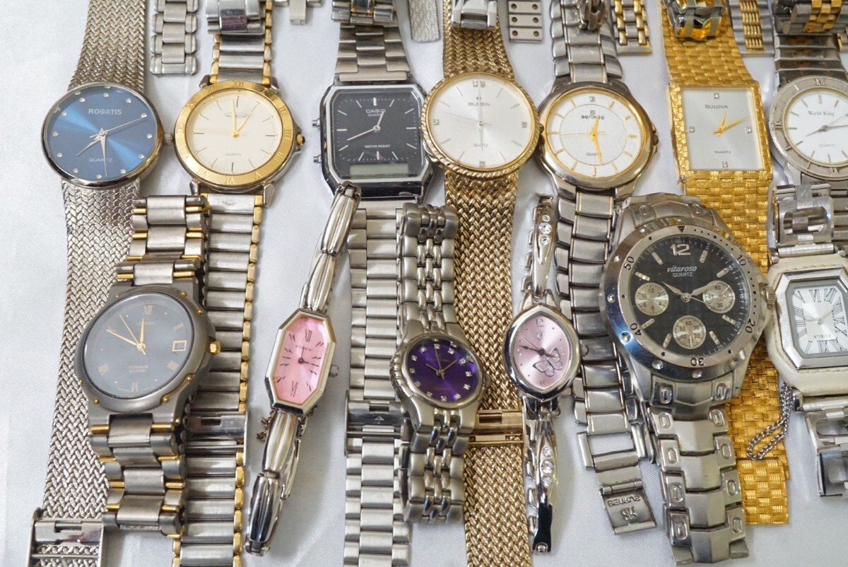 F1220 много наручные часы 50 позиций комплект Vintage аксессуары мужской женский совместно . суммировать продажа комплектом кварц неподвижный товар 