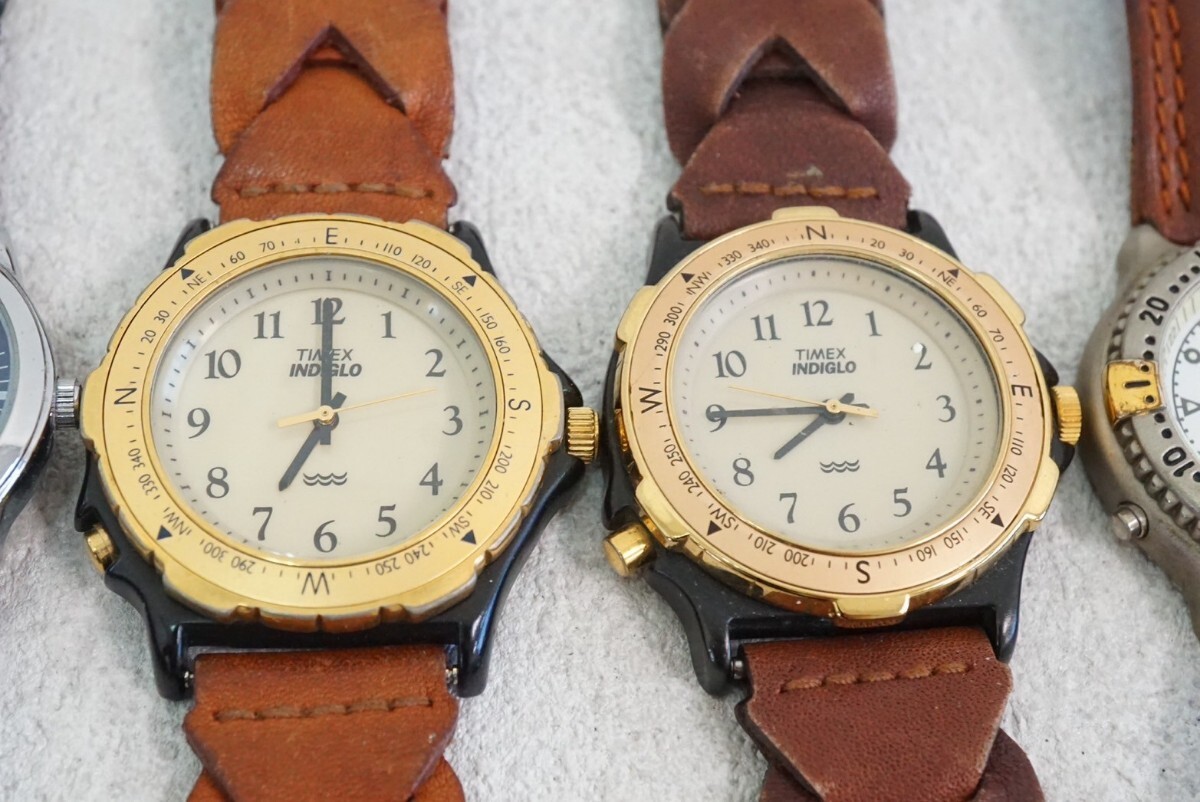 F1262 TIMEX/ Timex наручные часы 6 пункт бренд аксессуары кварц мужской женский много совместно . суммировать продажа комплектом неподвижный товар 