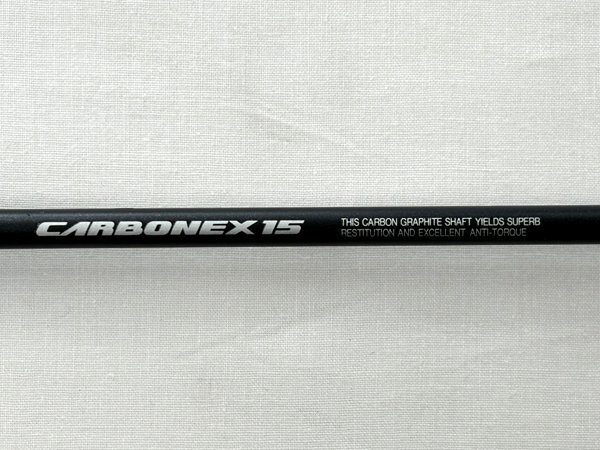[YONEX] Yonex badminton racket CARBONEX15/ car bo neck s15 2U-G4 carbon shaft racket with cover used [USED]