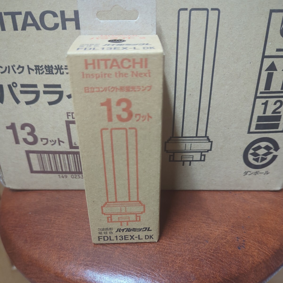  Hitachi pala light 2 FDL13EX-L lamp color is ilmi kL 13W unused 10 piece set hitachi
