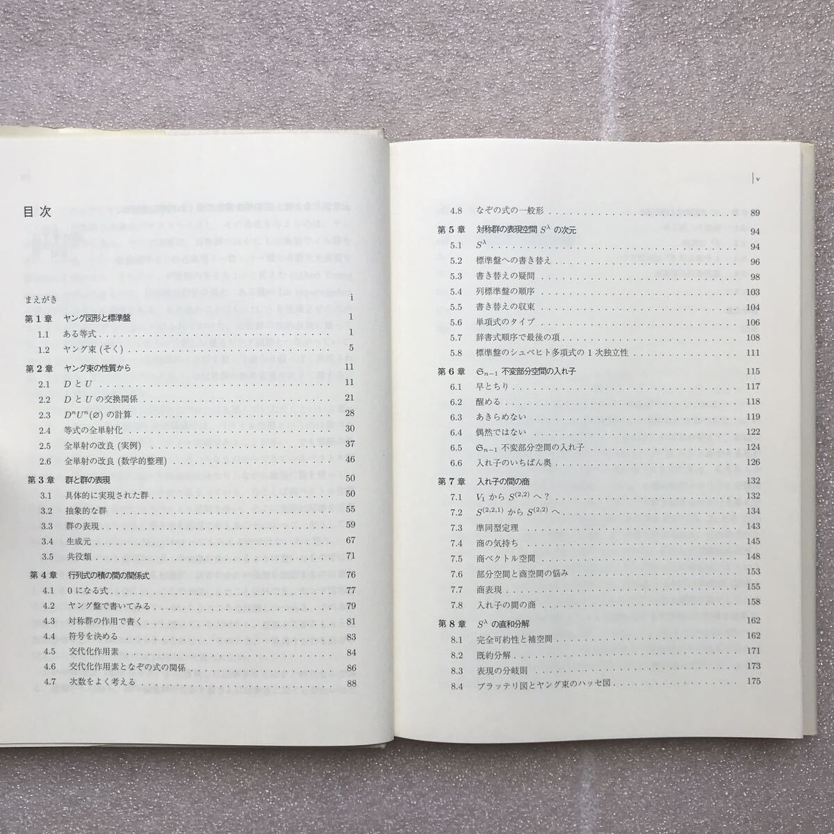 【超希少】『ヤング図形のはなし』(日評数学選書)　寺田至／著　日本評論社　2002年8月30日発行 第1版第1刷_画像7