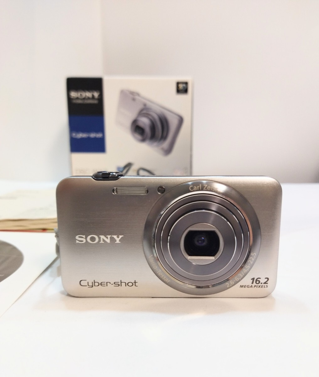 【SONY】Cyber-shot DSC-WX7 ソニーサイバーショット シルバー  動作確認OK品☆008JJHJU57の画像2