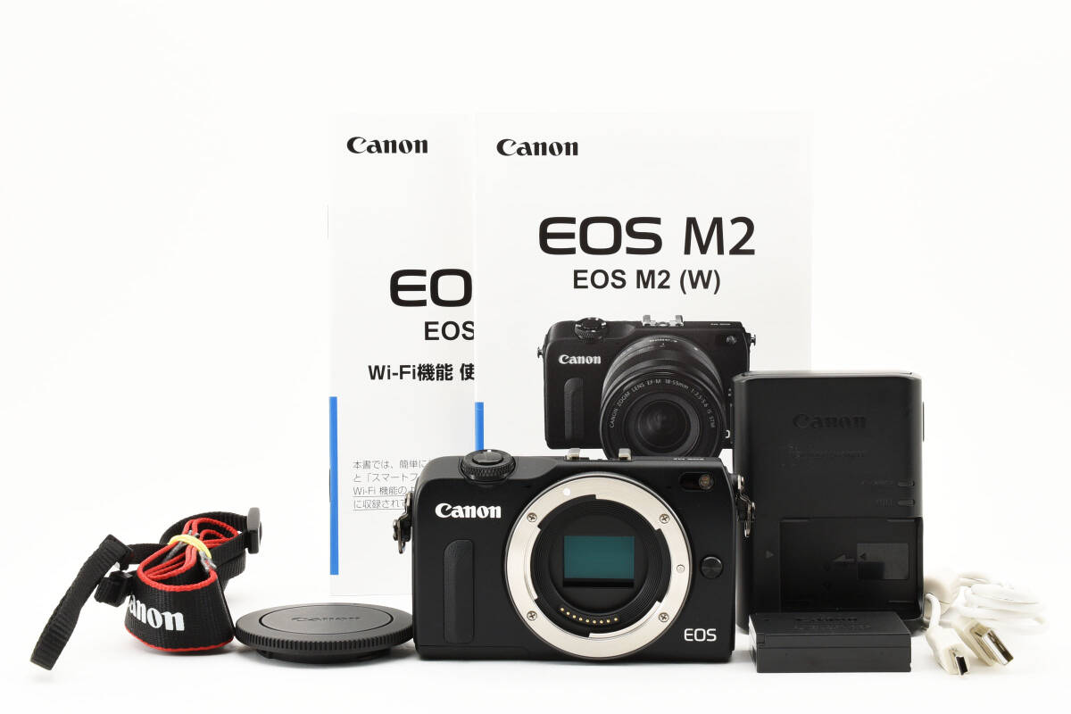 # прекрасный товар # Canon Canon EOS M2 беззеркальный однообъективный камера корпус [ ощущение б/у меньшее. прекрасный товар ]#604004