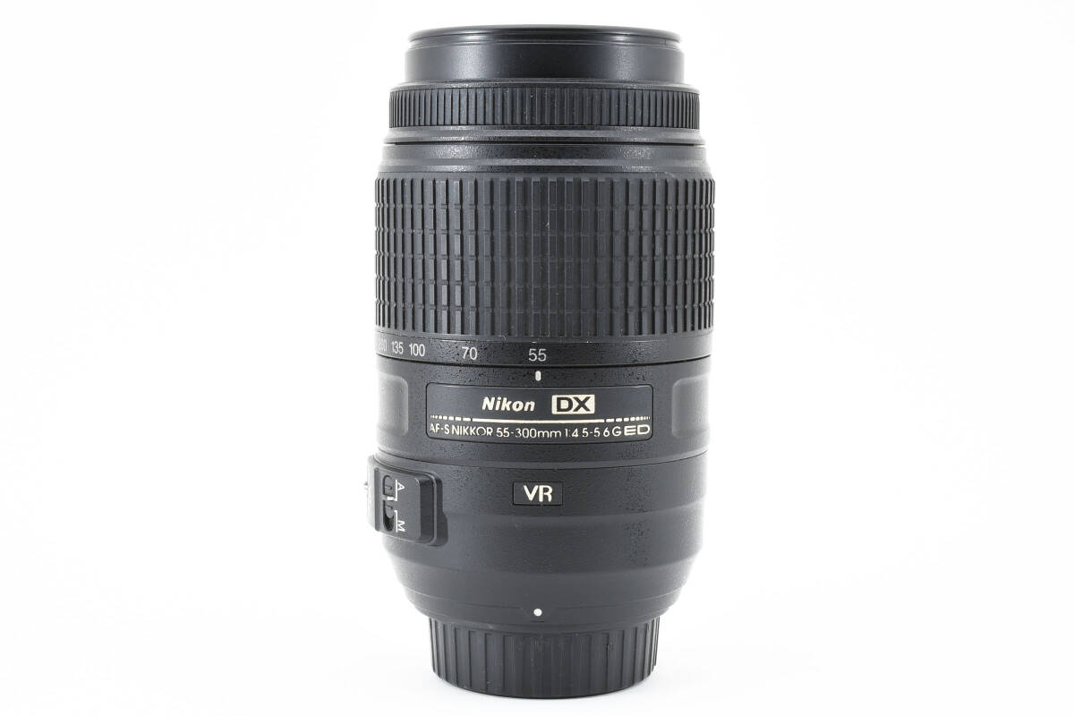 # beautiful goods # Nikon Nikon AF-S DX NIKKOR 55-300mm F4.5-5.6 G ED VR seeing at distance zoom lens [ with a hood ]#605006