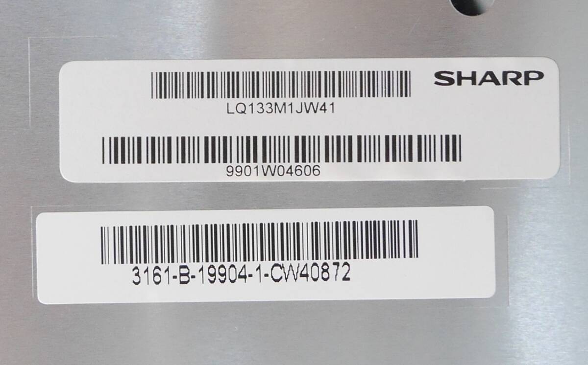 ▲▽SHARP LCDパネル LQ133M1JW41 13.3inch　FHD eDP30pin_04606△▼