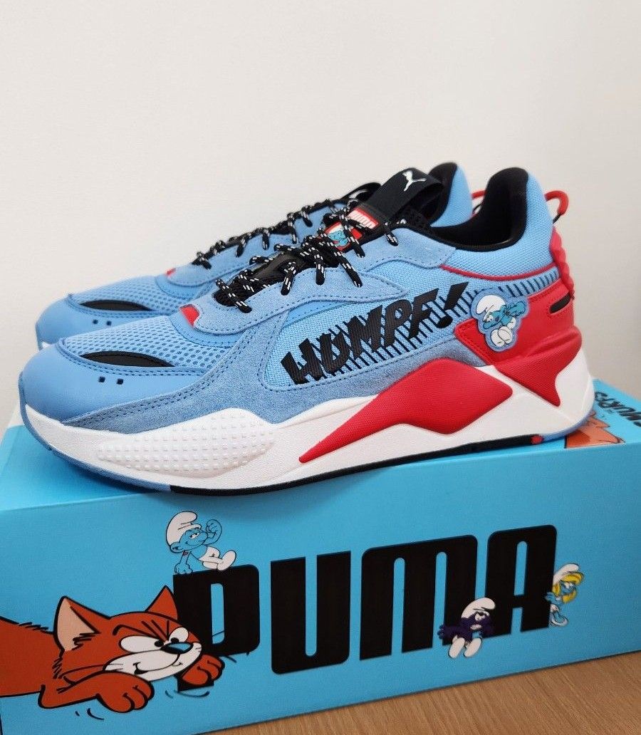 PUMA　スニーカー　スマーフ　コラボ　プーマ　RS-X　新品　未使用　30cm