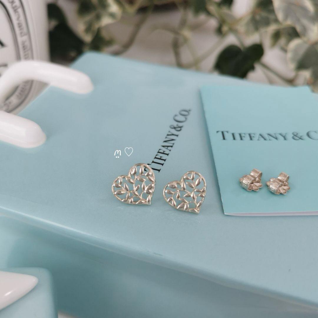 送料無料　現行販売品　ティファニー　オリーブリーフハートピアス　スターリングシルバー　パロマピカソ　TIFFANY&Co._画像7