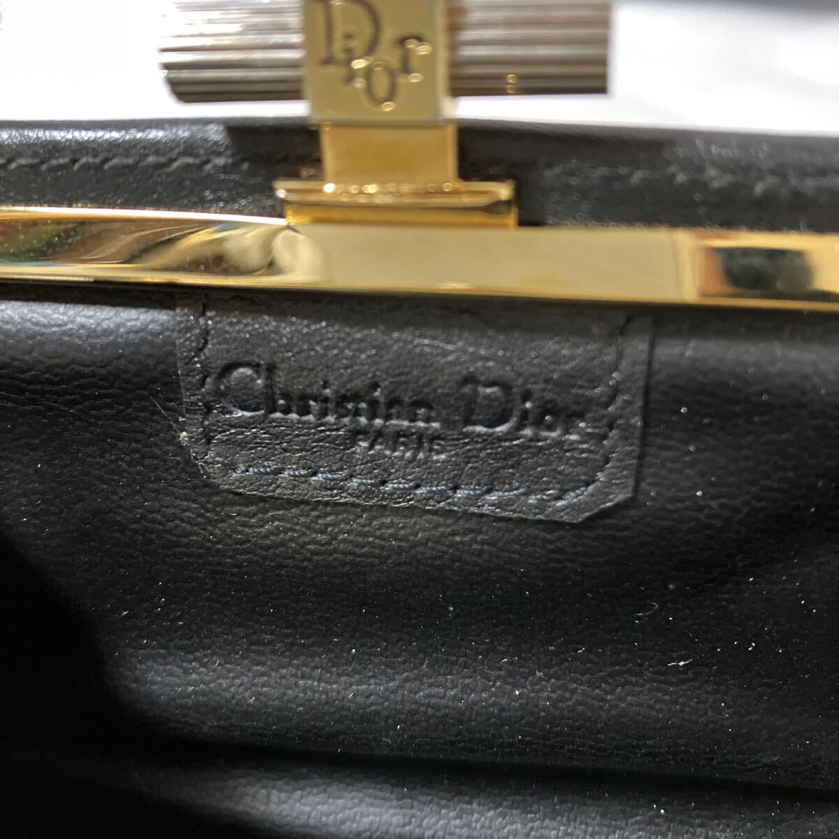 【未使用品・美品】ChristianDior クリスチャンディオール コインケース 小銭入れ がま口 トロッター レザー_画像7