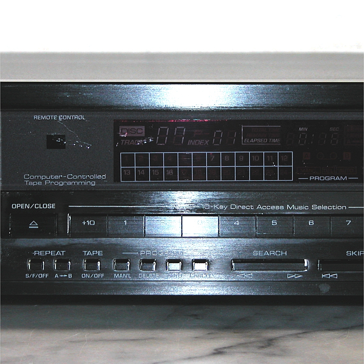 YAMAHA CDX-600 CD PLAYER リモコン付き　動作良品_画像3