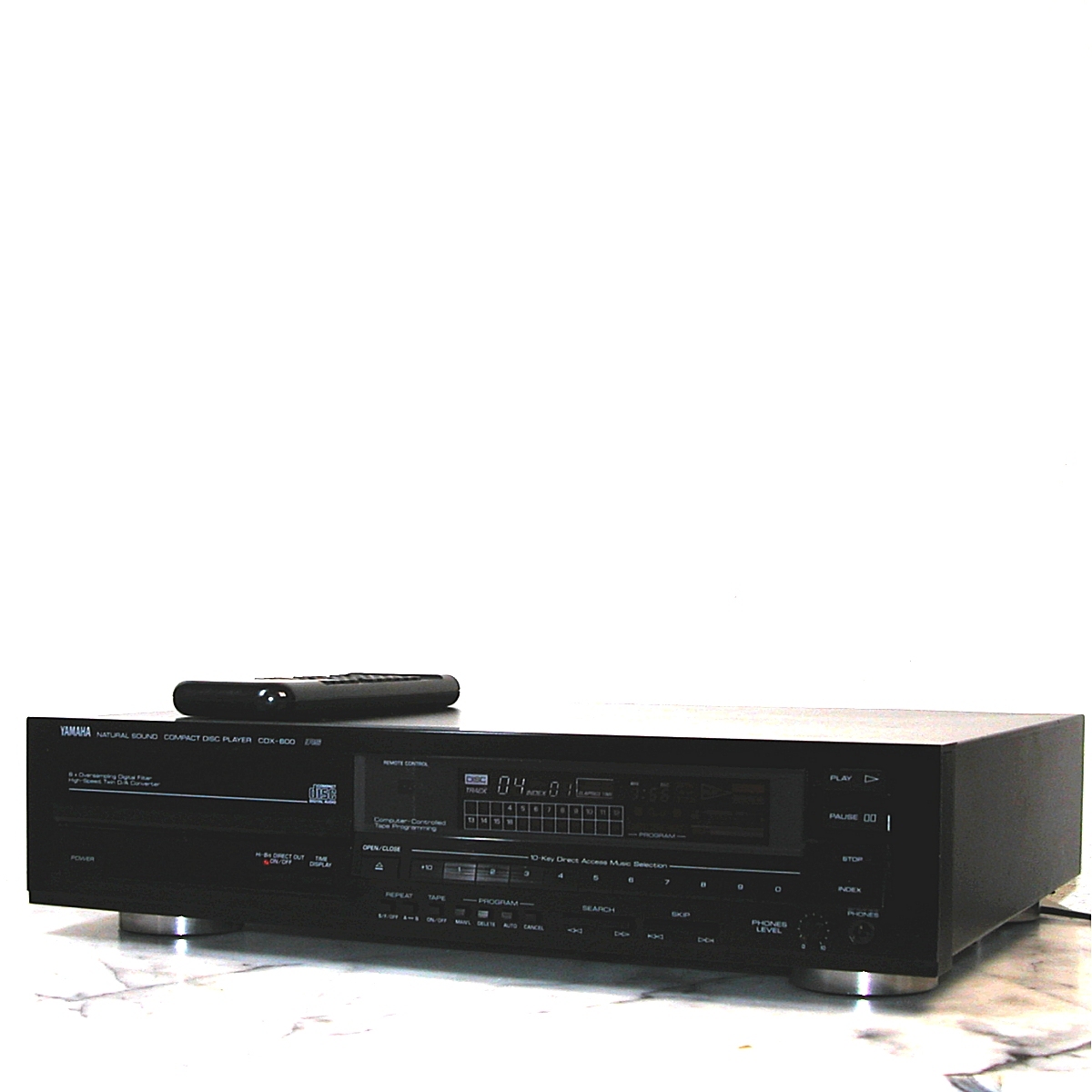 YAMAHA CDX-600 CD PLAYER リモコン付き　動作良品_画像4