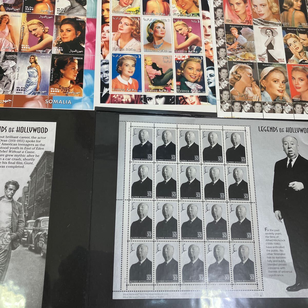 海外 切手 蒐集家整理品ジェームスディーン マリリンモンロー コレクション の画像4