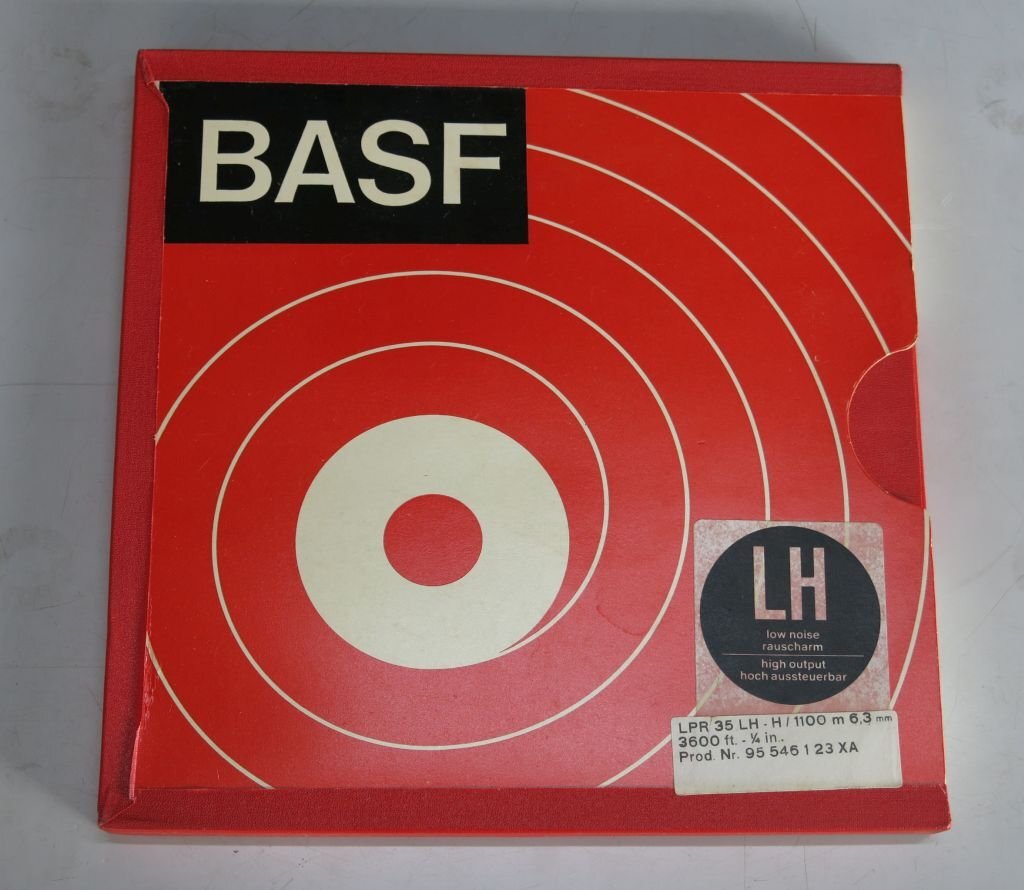 BASF 10 number metal reel tape attaching secondhand goods 