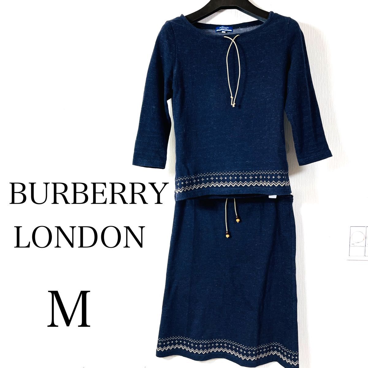 美品 BURBERRY  LONDON バーバリーロンドン　セットアップ　M