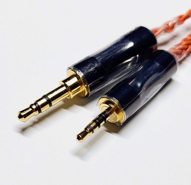 自作品 2.5mm4極(オス)⇒4.4mm5極(メス)変換ケーブル 自作品 4 4mm5極(メス)→2 5mm4極(オス)変換ケーブル(3 5mm3極