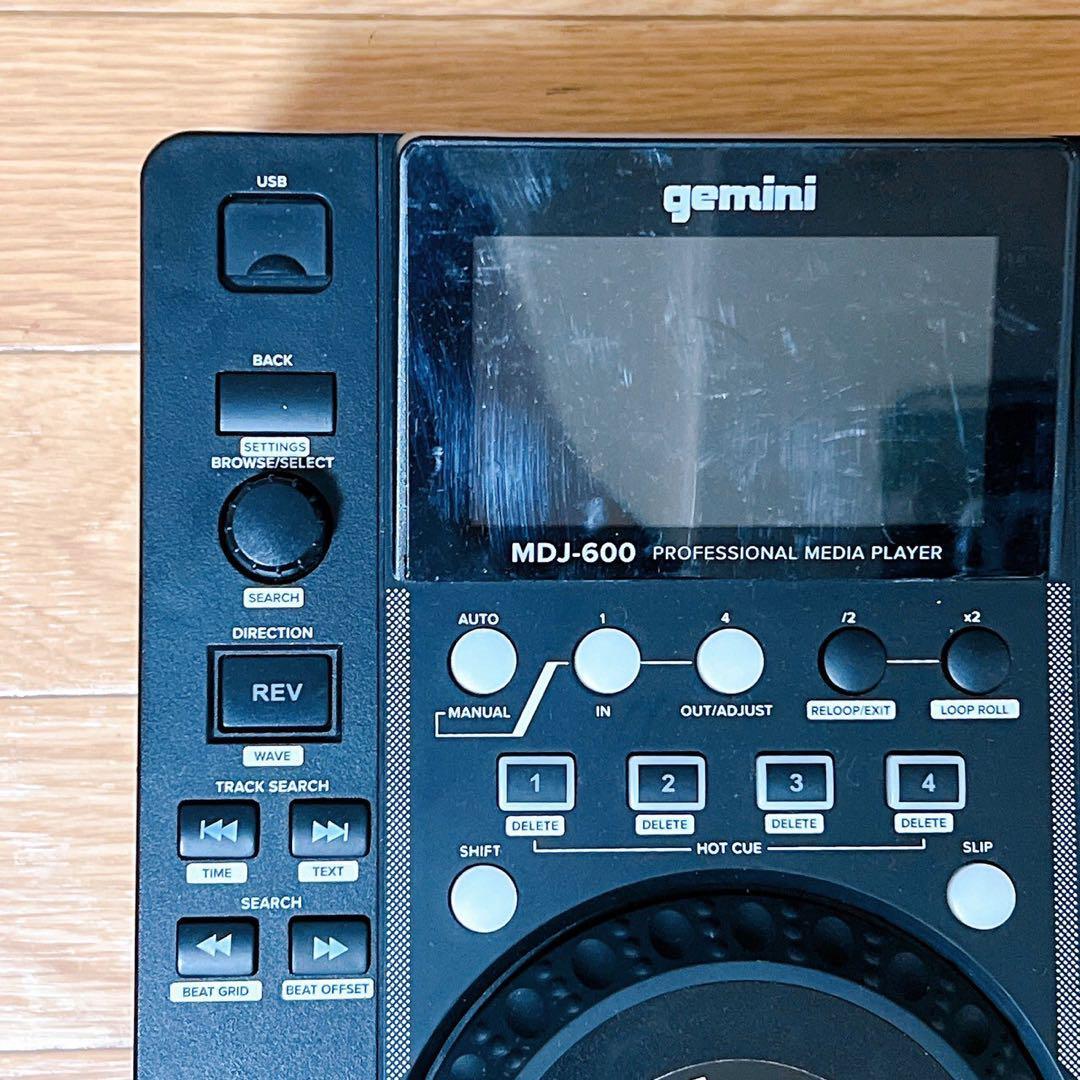 gemini ジェミナイ MDJ-600 DJ用CDプレーヤー_画像9