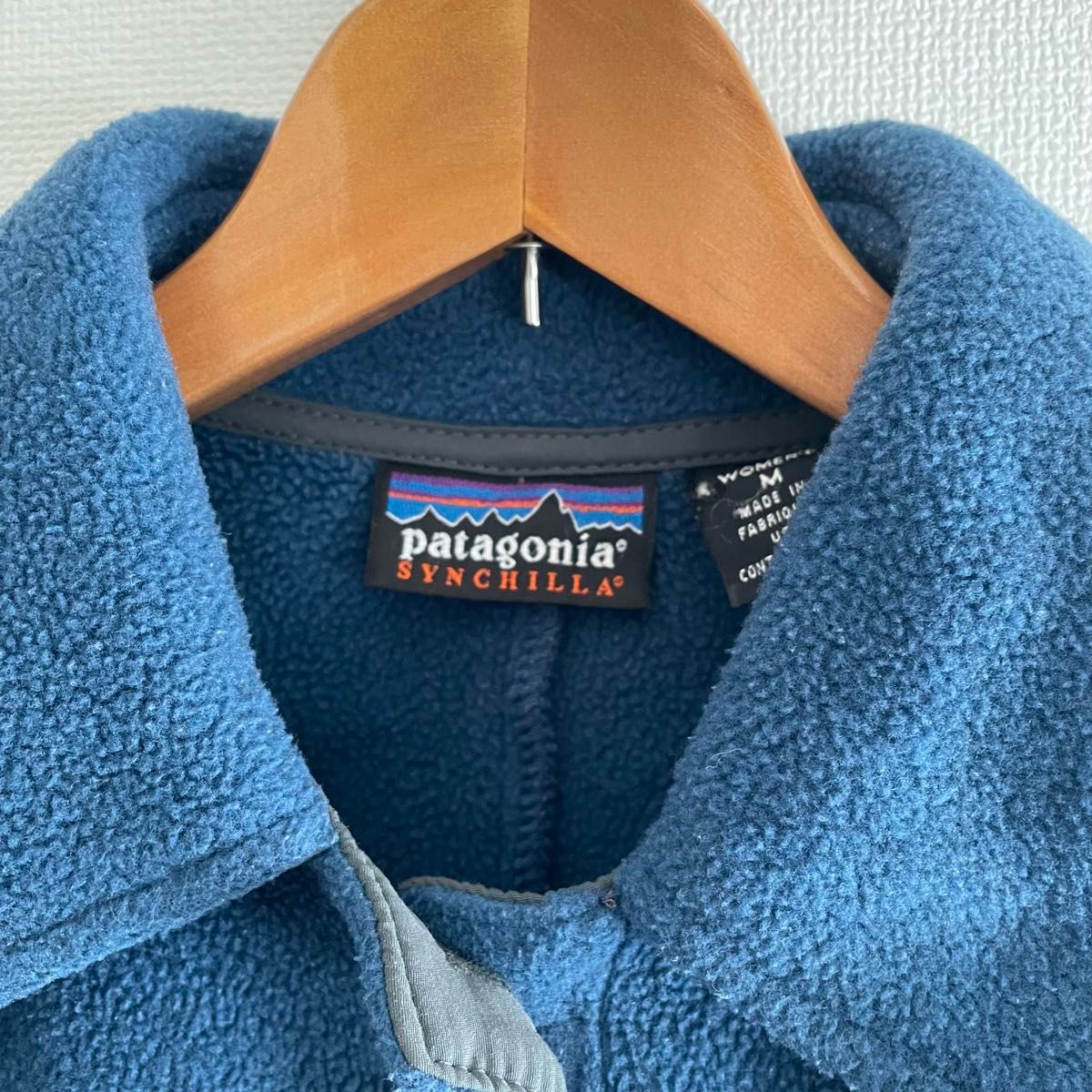 patagonia フリースジャケット Mサイズ ブルーグレー
