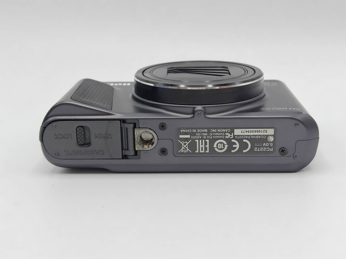 Canon キャノン Power Shot SX720HS パワーショット コンパクトデジタルカメラ ブラック 動作確認済み【5956】_画像9