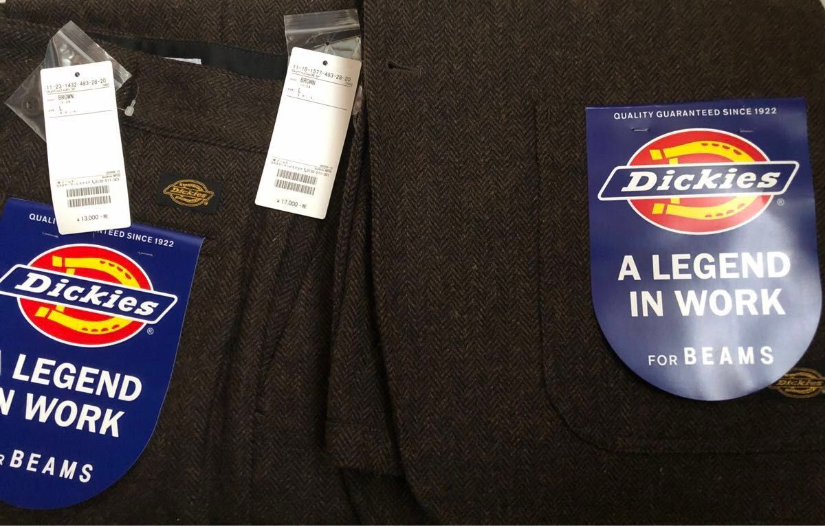 L 19AW TRIPSTER × Dickies × BEAMS ツイード ジャケット パンツ 上下 セットアップ スーツ