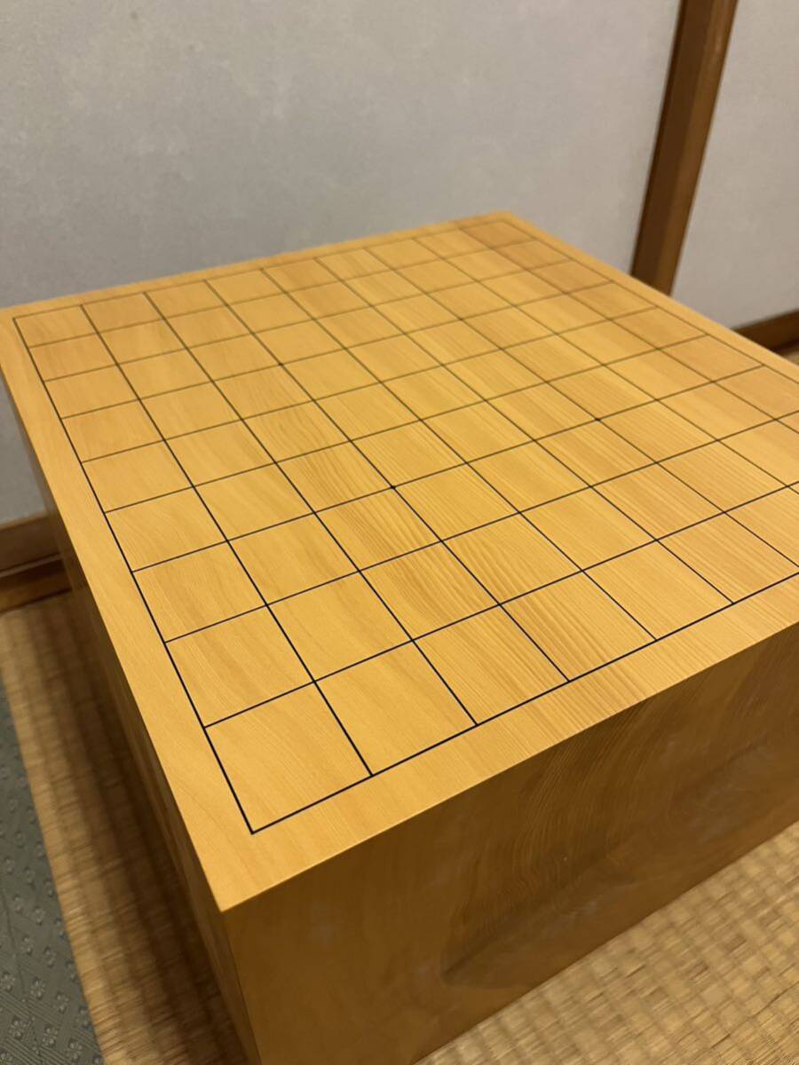 羽生王座VS森内竜王名人の王座戦使用日向産榧6寸３分将棋盤_画像4