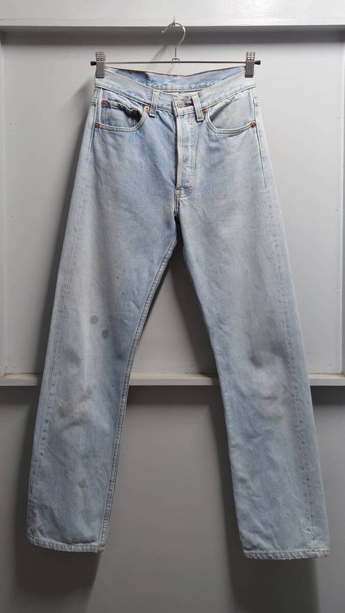 90’s Levi's USA製 501-5900 デニム パンツ W28 L36 ボタン裏552 リーバイス _画像1