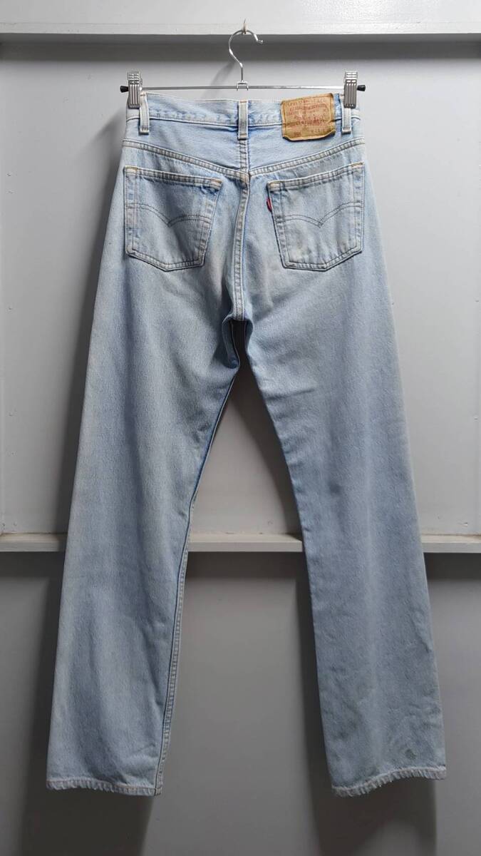 90’s Levi's USA製 501-5900 デニム パンツ W28 L36 ボタン裏552 リーバイス _画像7