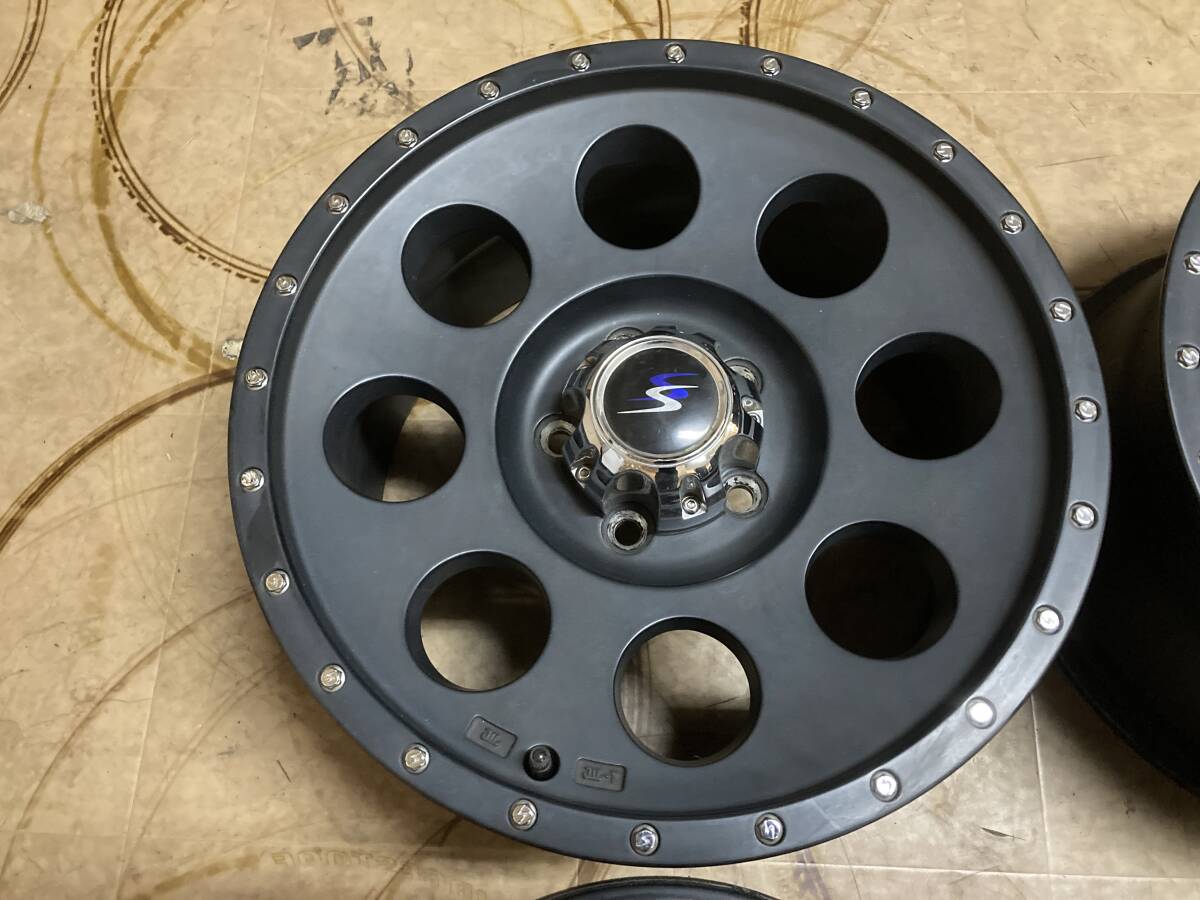 レンコン 送料安 D5 ソリッドレーシング アイメタルX 16×8J ＋35 ハブ径73㎜ PCD114.3×5 アルミホイール 4本 本州送料2500円離島不可_画像2