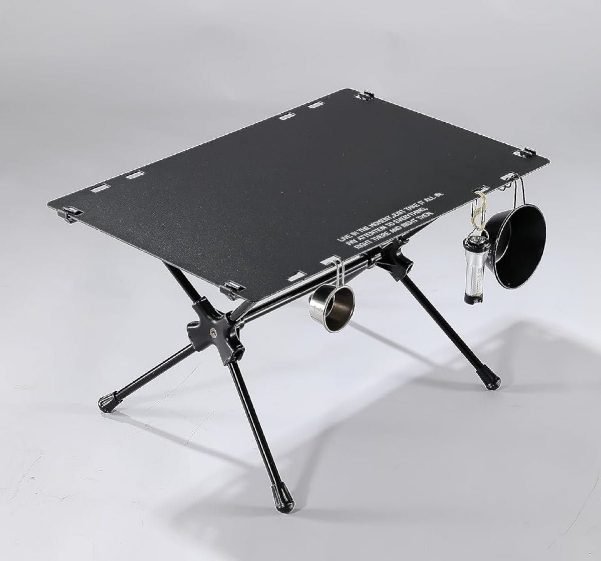 CAMPINGMOON キャンピングムーン タクティカルテーブルセット カーキ・黒　T-510-ZJ-TB T-510-ZJ-TG