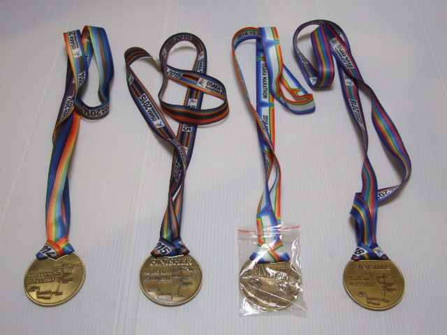 大阪マラソン 完走メダルセット　2014年 2015年 2016年 2018年 メダル_画像2