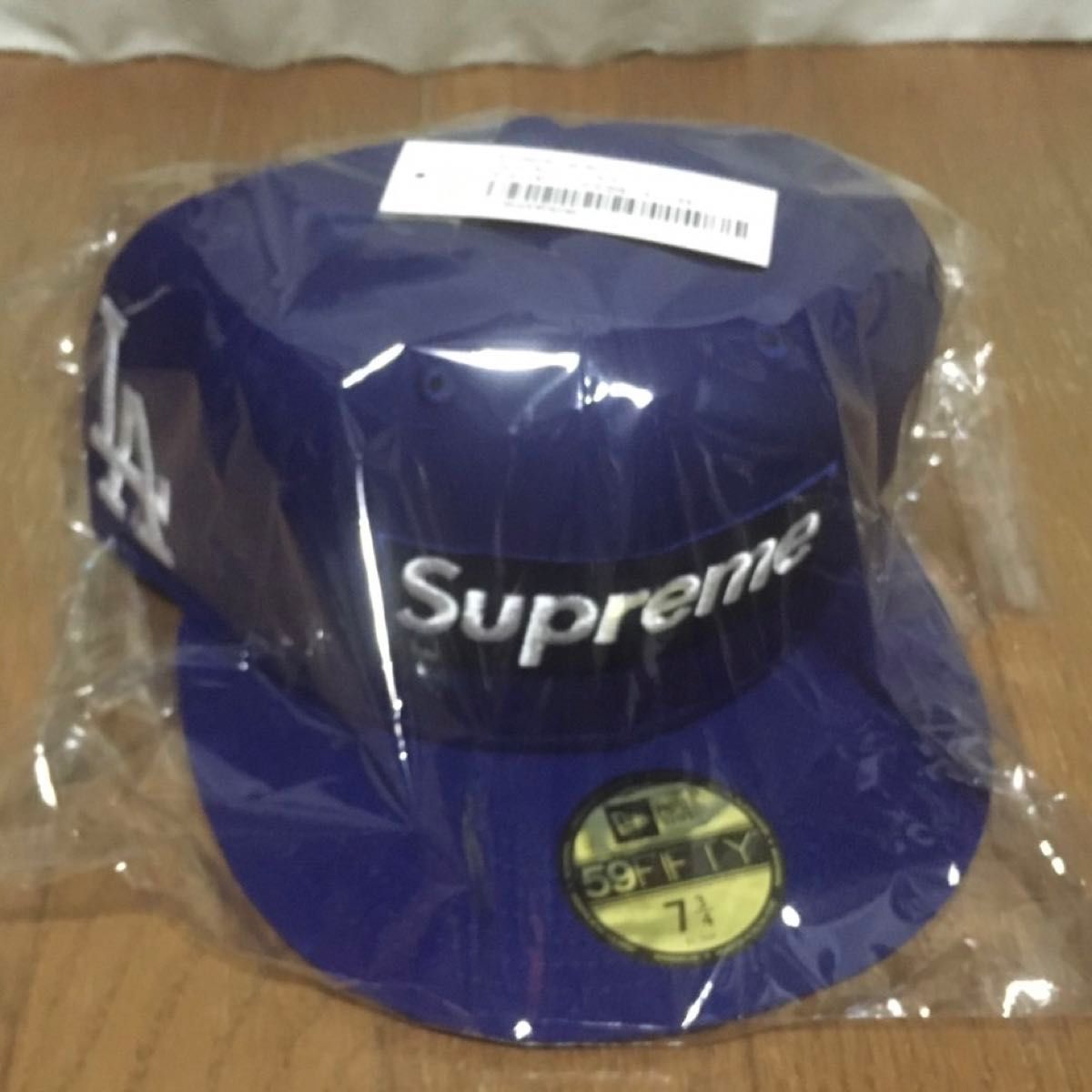 新品未使用 Supreme MLB Teams Box Logo New Era Dodgers 7 3/4 