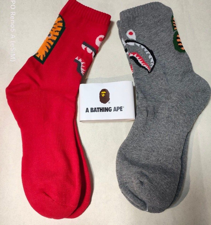 A BATHING APE アベイシングエイプソックス 2足セット