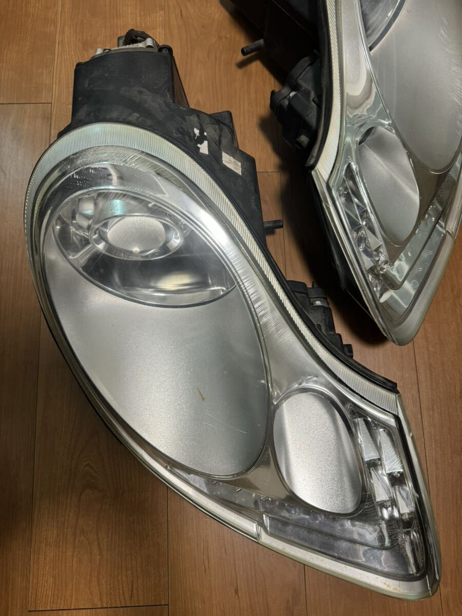ジャンク　ポルシェ　996 社外ヘッドライト 左右セット HID キセノン _画像2