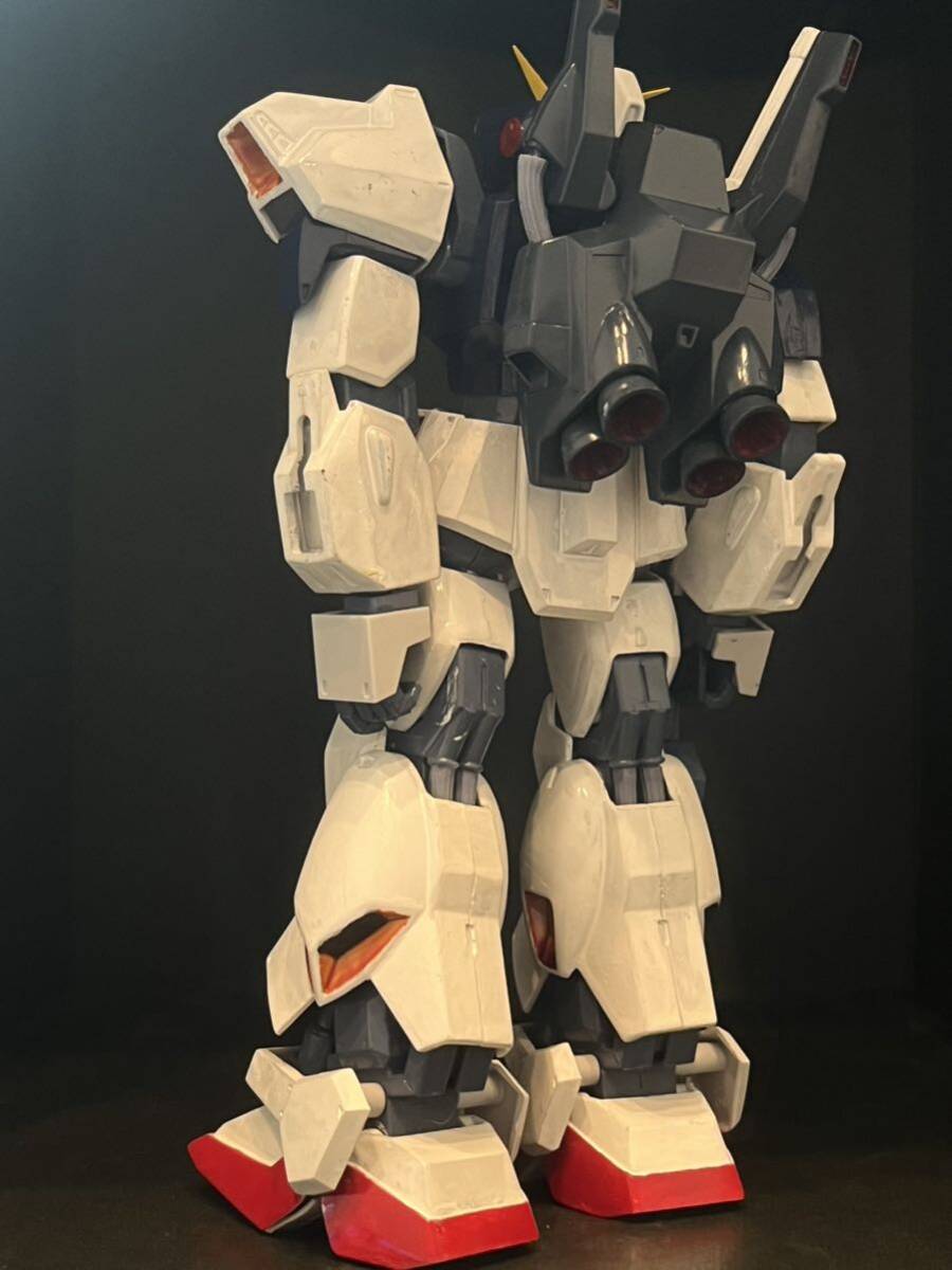 【塗装済完成品】ガンプラ ジャンク　旧キット 1/100 ガンダムMk-Ⅱ　エゥーゴカラー　クリーニング済_画像6