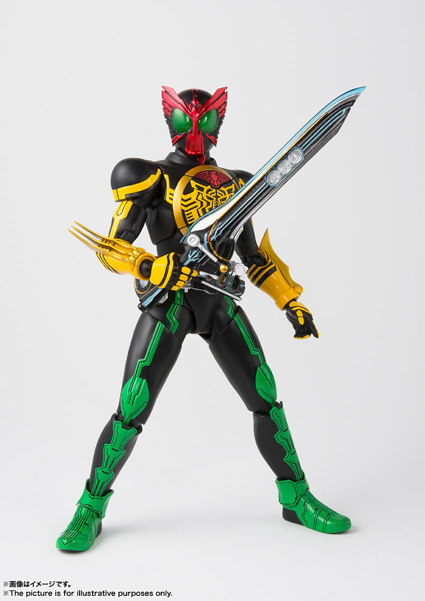 S.H.F. 真骨彫製法　仮面ライダーオーズ　タトバコンボ_画像6