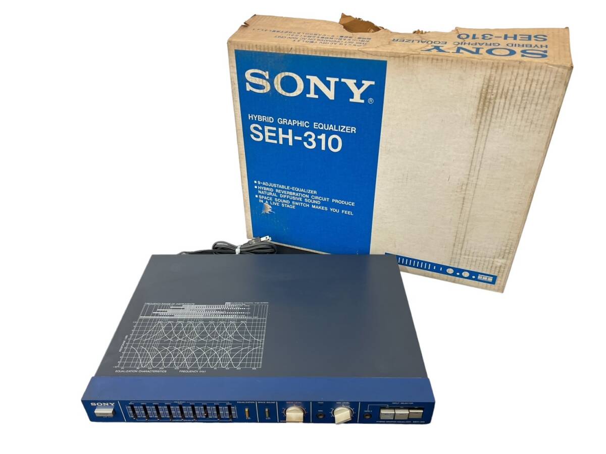 【通電確認済み】SONY ソニー SEH-310 ハイブリッド グラフィック イコライザー 音響機器 オーディオ機器 元箱付き 現状品の画像1
