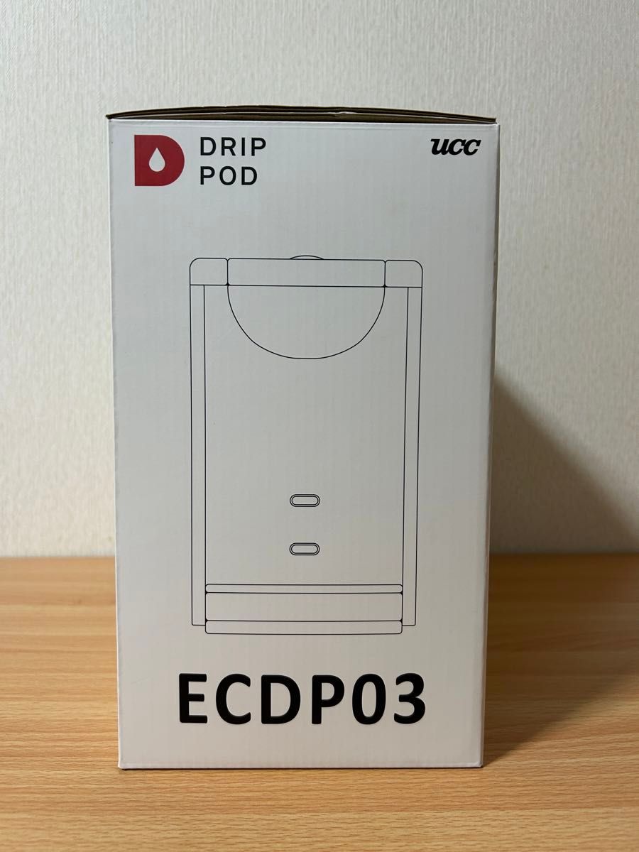 未使用 UCC ドリップポッド カプセル式コーヒーマシン EC DP03アッシュブルー